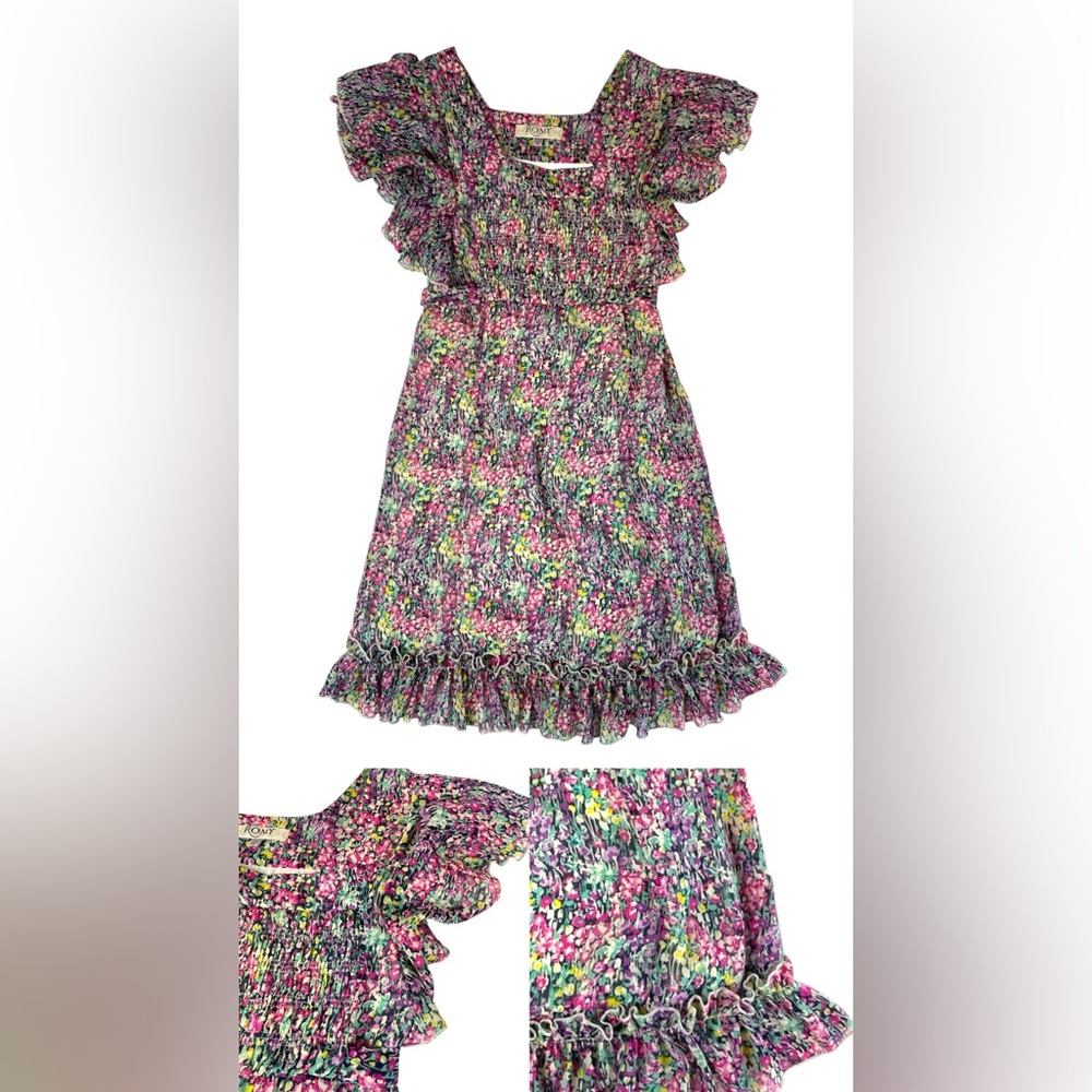 ROMY Floral Ruffle Dress - Picture 2 of 15